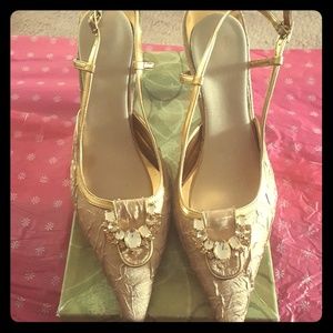 J. Renee Rachele Gold Heel